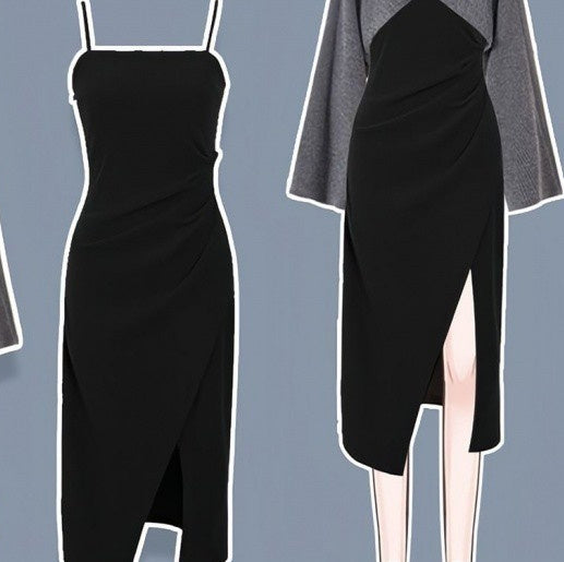 🍂 Nicole🍂 Ensemble Robe et Pull d’Automne-Hiver