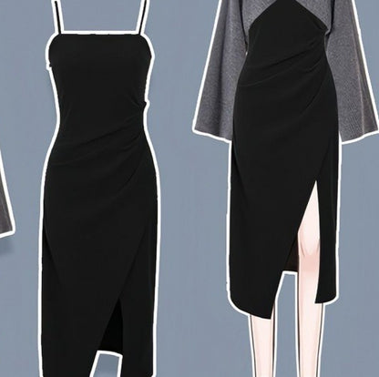 🍂 Nicole🍂 Ensemble Robe et Pull d’Automne-Hiver