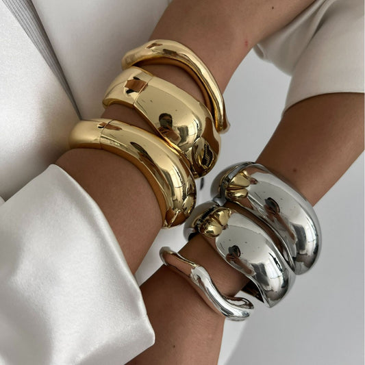 Eden Bracelet Métal Goutte d'Eau Brillant