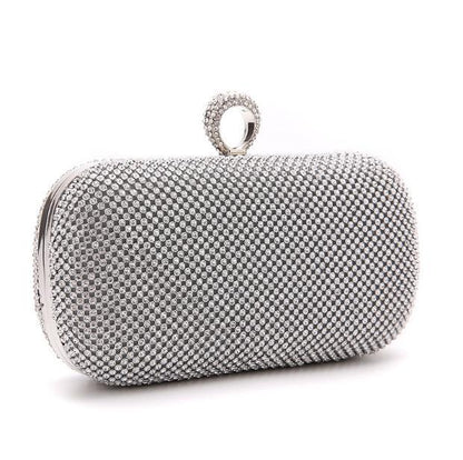 Sac De Soirée Strass Chaîne Femme