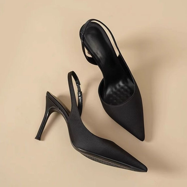 Escarpins Satin Bride Aiguille
