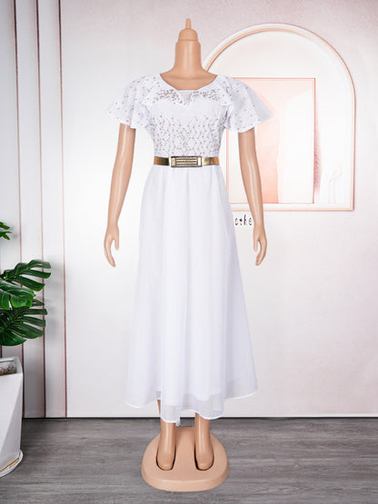Zahra : Perles Couture & Évasé Majestueux