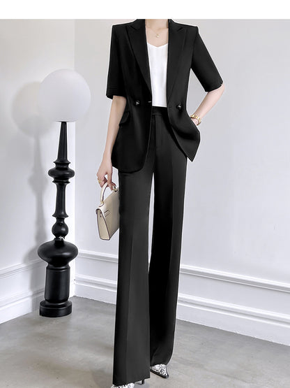 Ensemble Tailleur Pantalon Haut De Gamme Femme