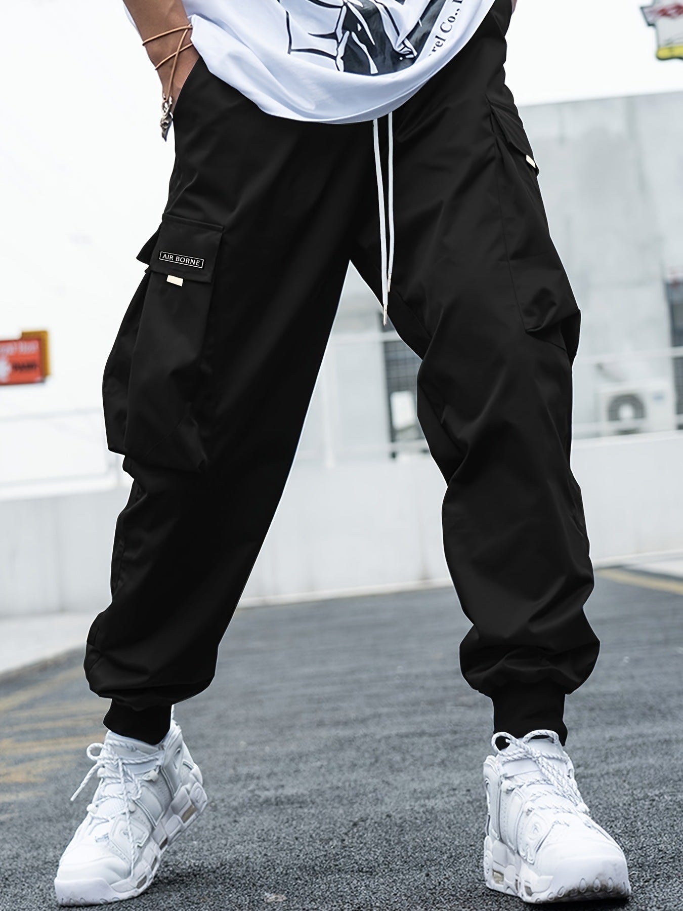 🔥 Kaolan – Pantalon Cargo Multi-Poches Homme Streetwear