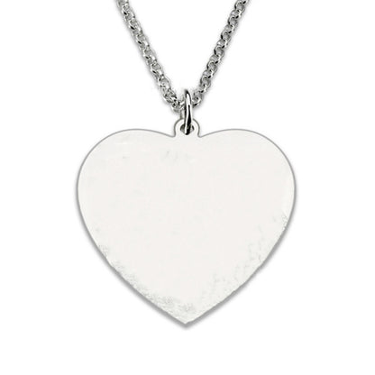 Pet Engraved Photo Picture Necklace Cat Dog Memorial