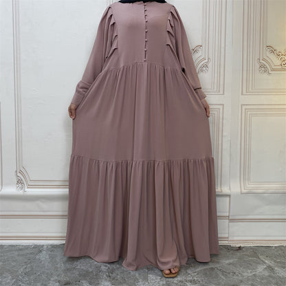 BreezeFlow  Robe Longue Boutonnée