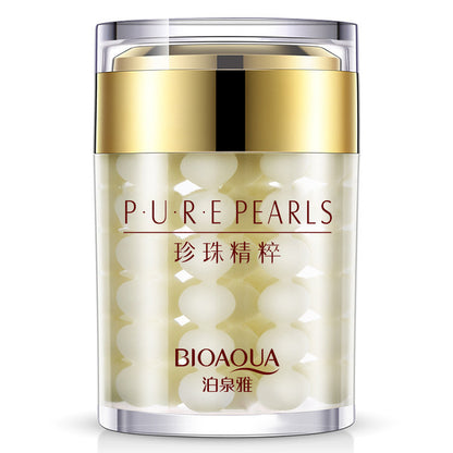 🌿 BIOAQUA – Crème Hydratante et Lissante à l’Essence de Perle