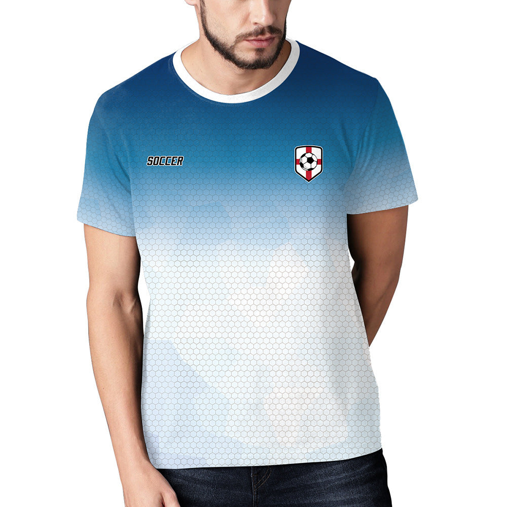European And American New Football World Cup Casual Sports T-shirts