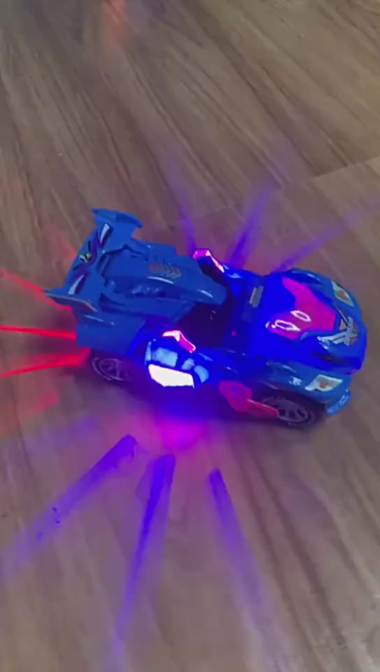 Transforming Dinosaur Led Robot Car